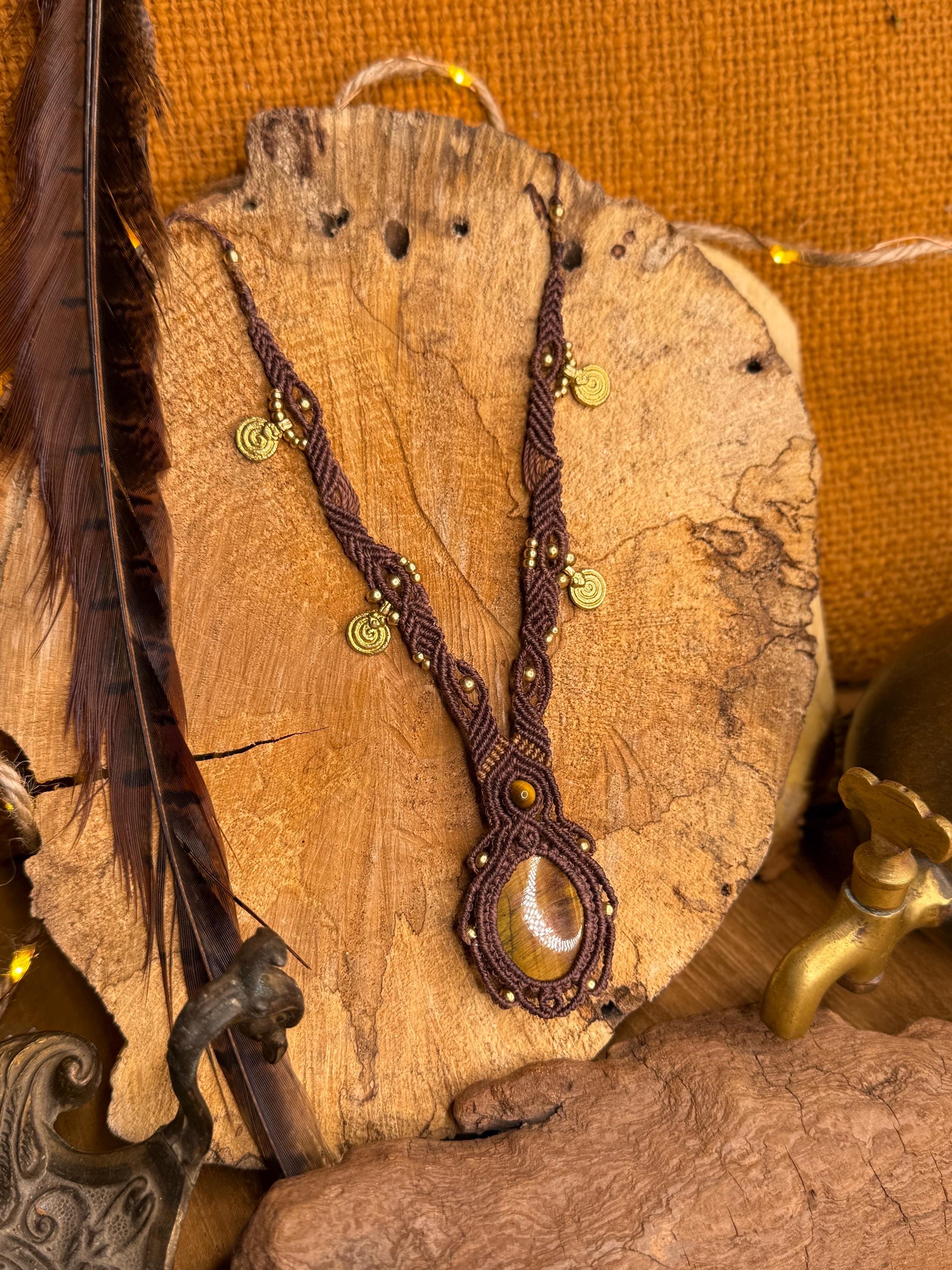 Collier œil de tigre • Protection & ancrage