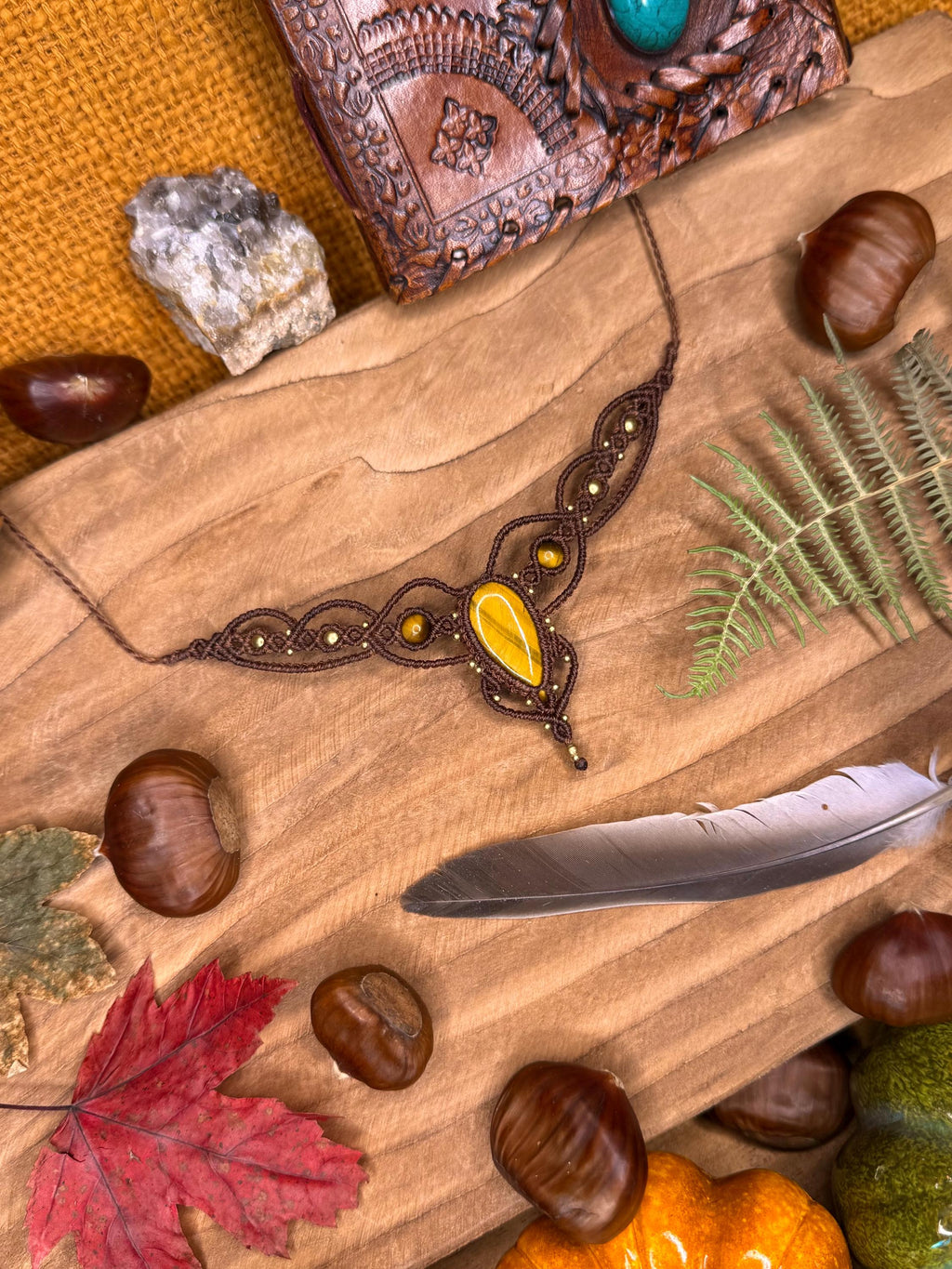 Collier œil de tigre• Protection & ancrage