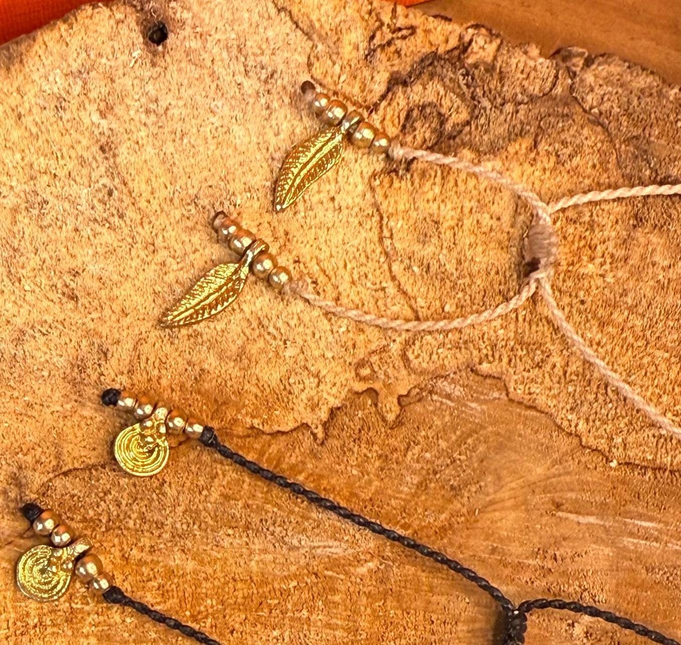 Diadème - Tour de cou fait main micro-macramé avec pierre naturelle d’onyx noir et amazonite (Neckband-ras de cou) hippie bohème médiéval