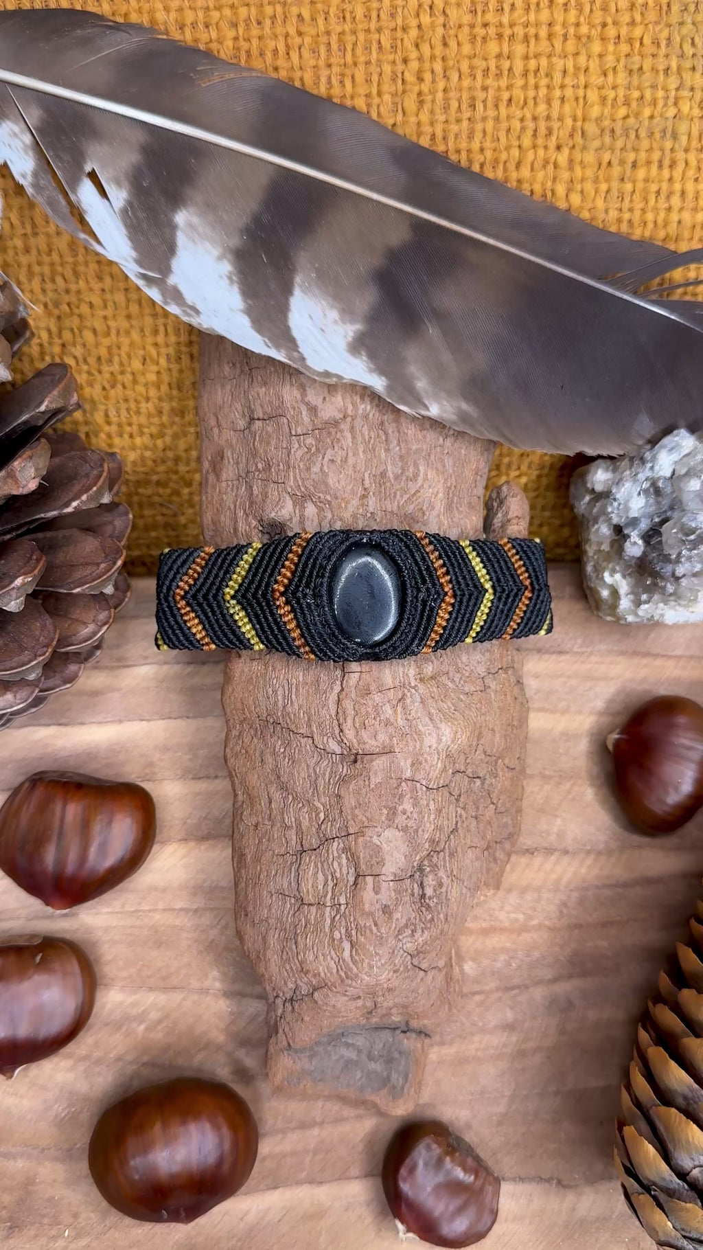 Bracelet • onyx noir