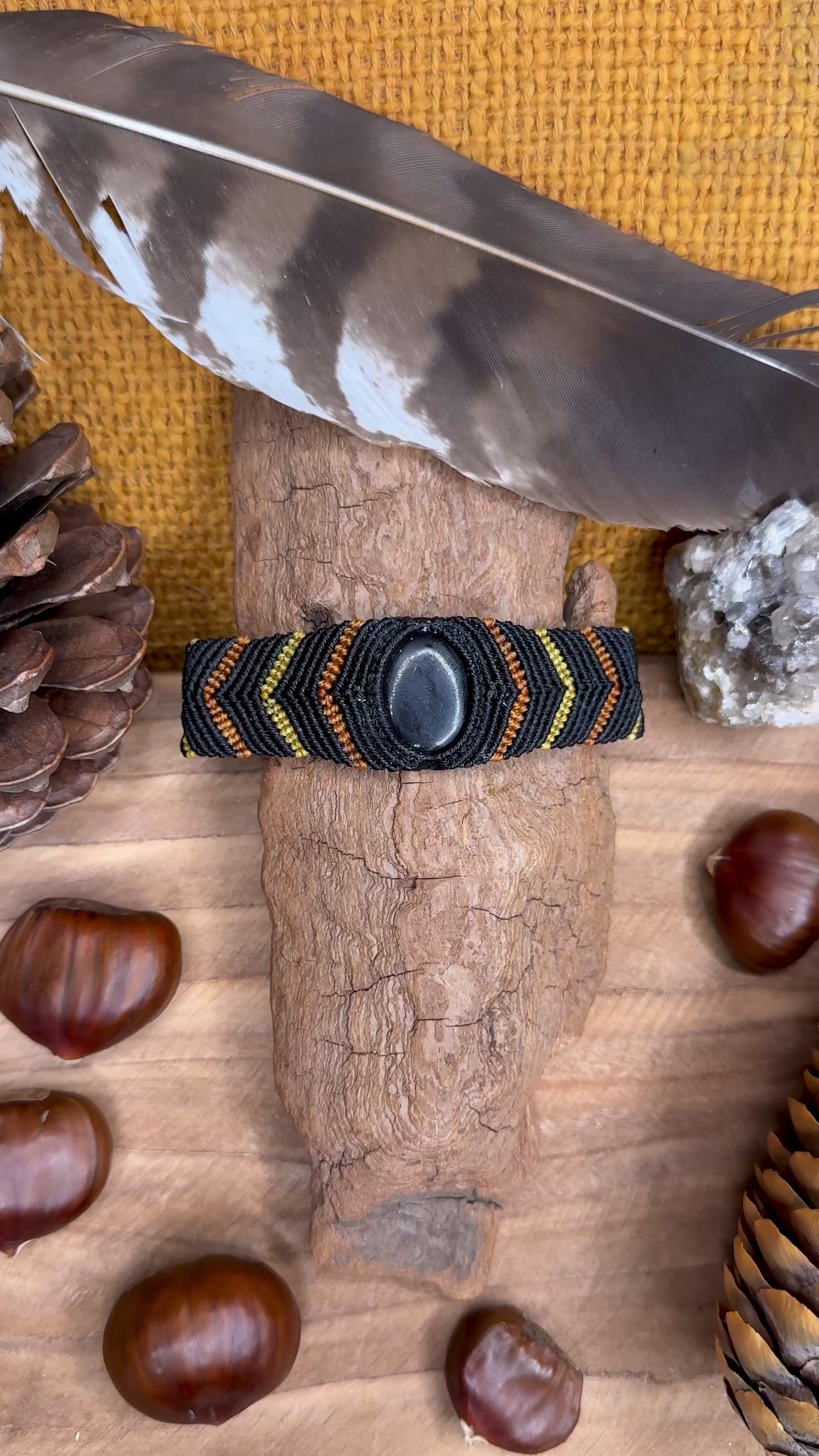 Bracelet • onyx noir