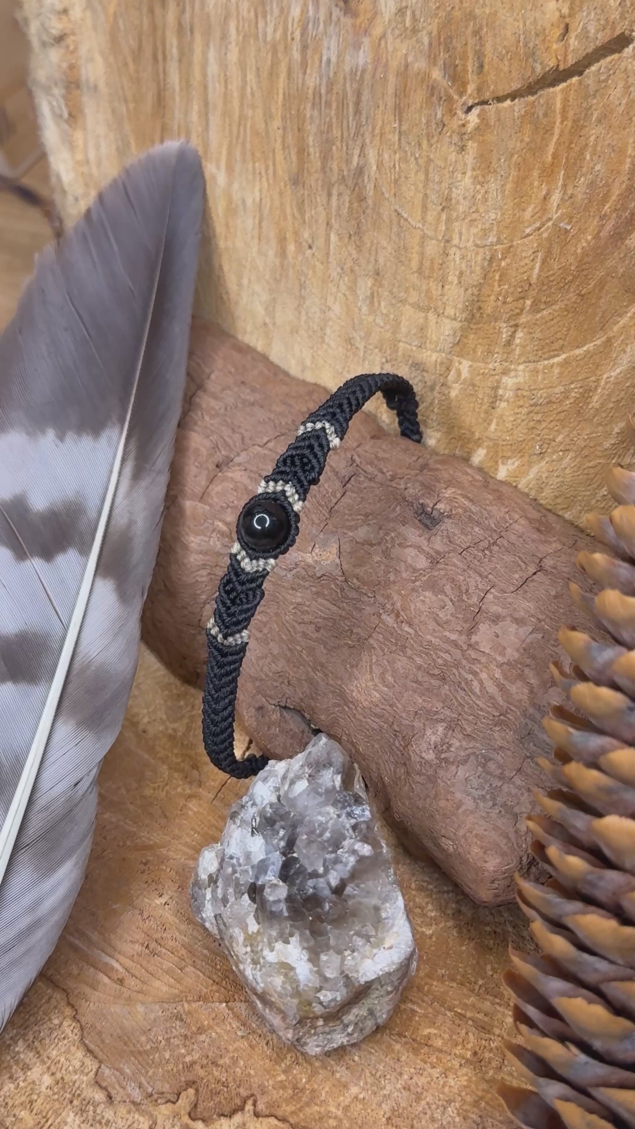 Bracelet • obsidienne