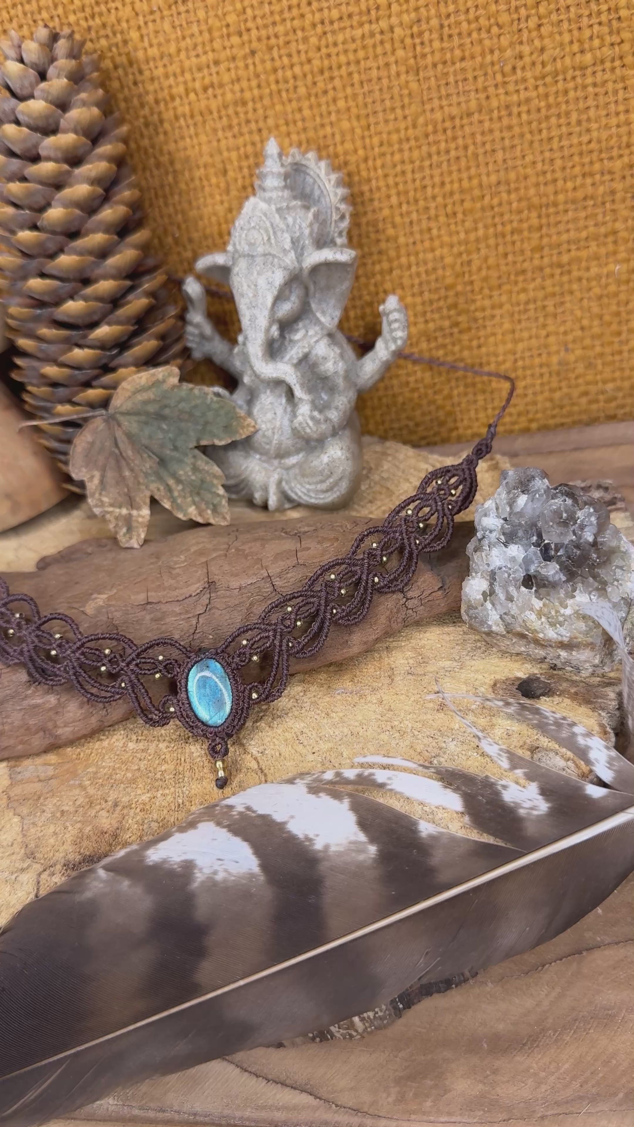 Collier • labradorite