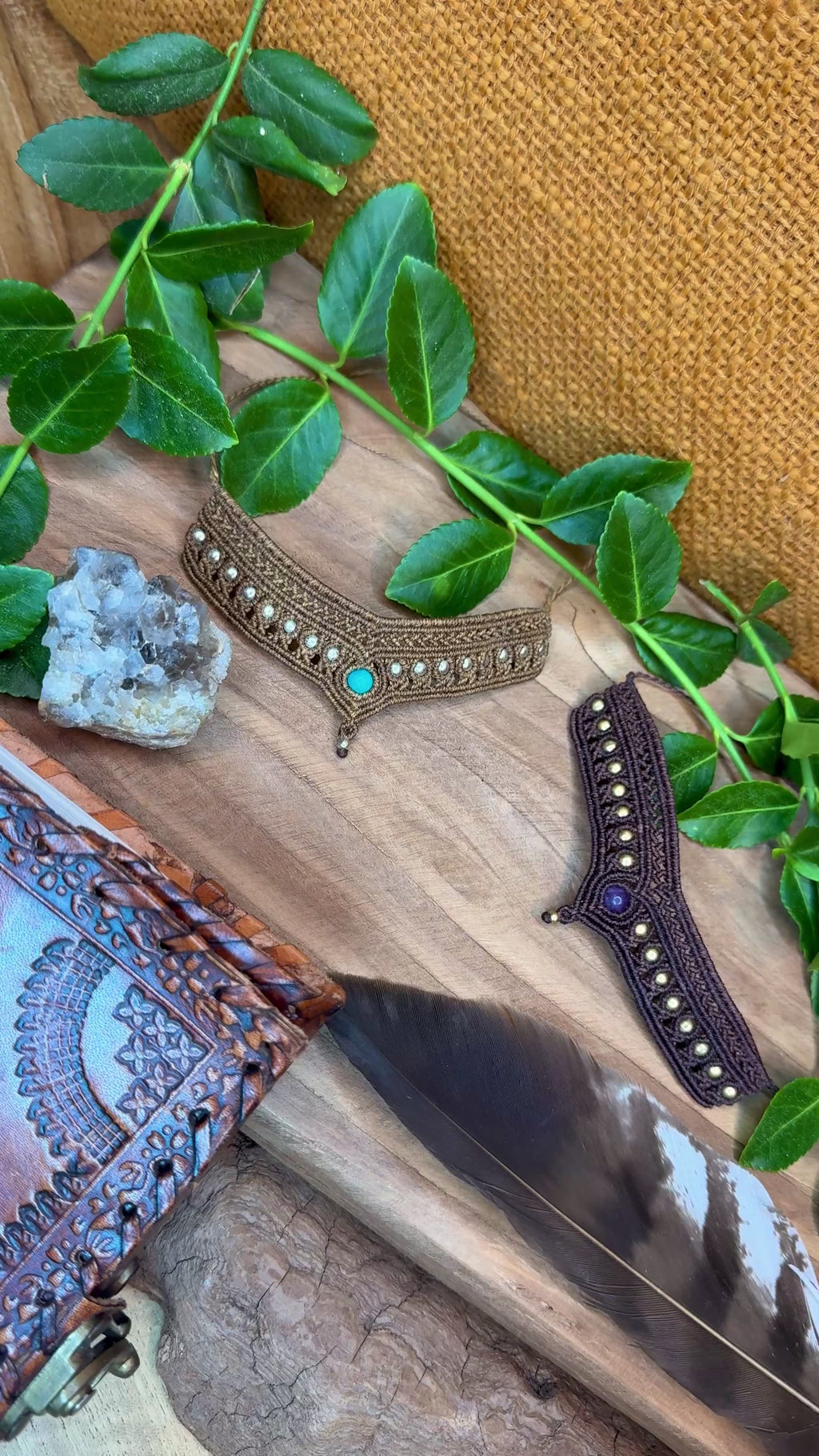 Bracelet • Gold-plated brass cuff